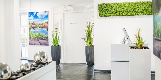 Empfang im Zahnärztezentrum Wiesmoor